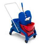 Plastic Trolley 30L with Painted Push-Bar, Filmop-Italy